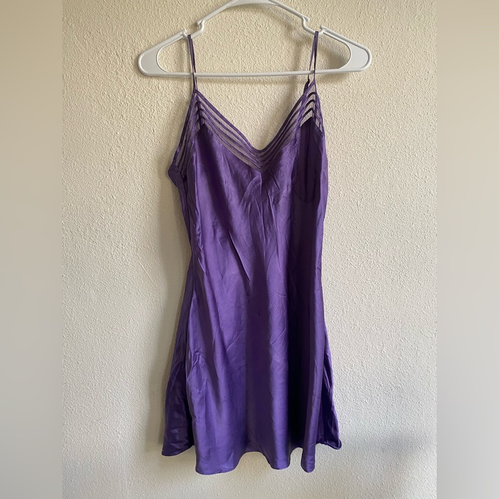 Victoria Secret Silk Slip Dress Size M